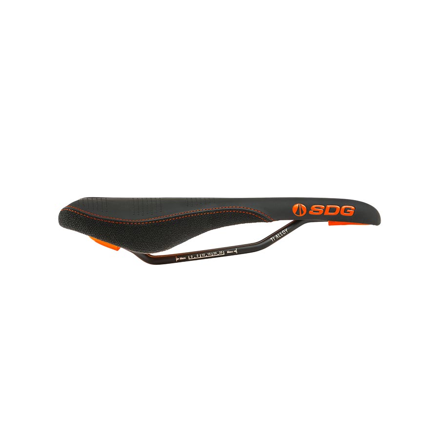 SDG Components, Radar Ti-Alloy, Saddle, 270 x 138mm, Unisex, 230g, Black/Black