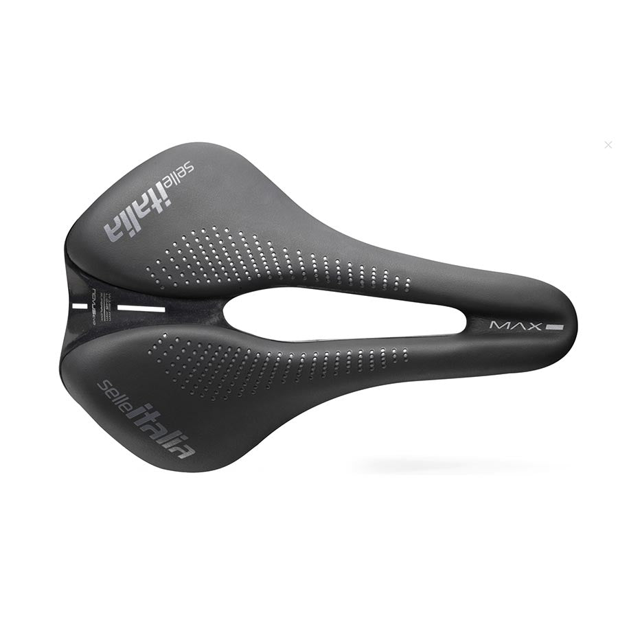 Selle Italia, Max Novus EVO Boost Ti 316 Superflow, Saddle, 245 x 160mm, Unisex, 228g, Black