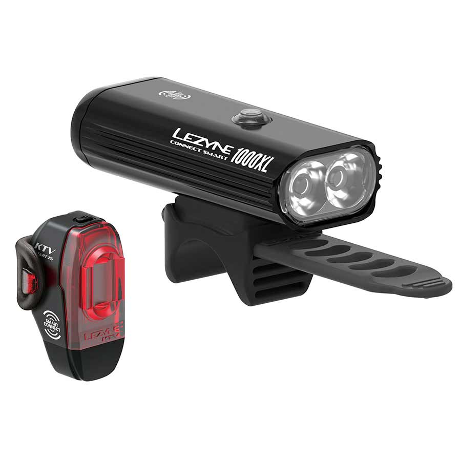 Lezyne, Connect Smart 1000XL / KTV Pro Smart, Light, Set, Black