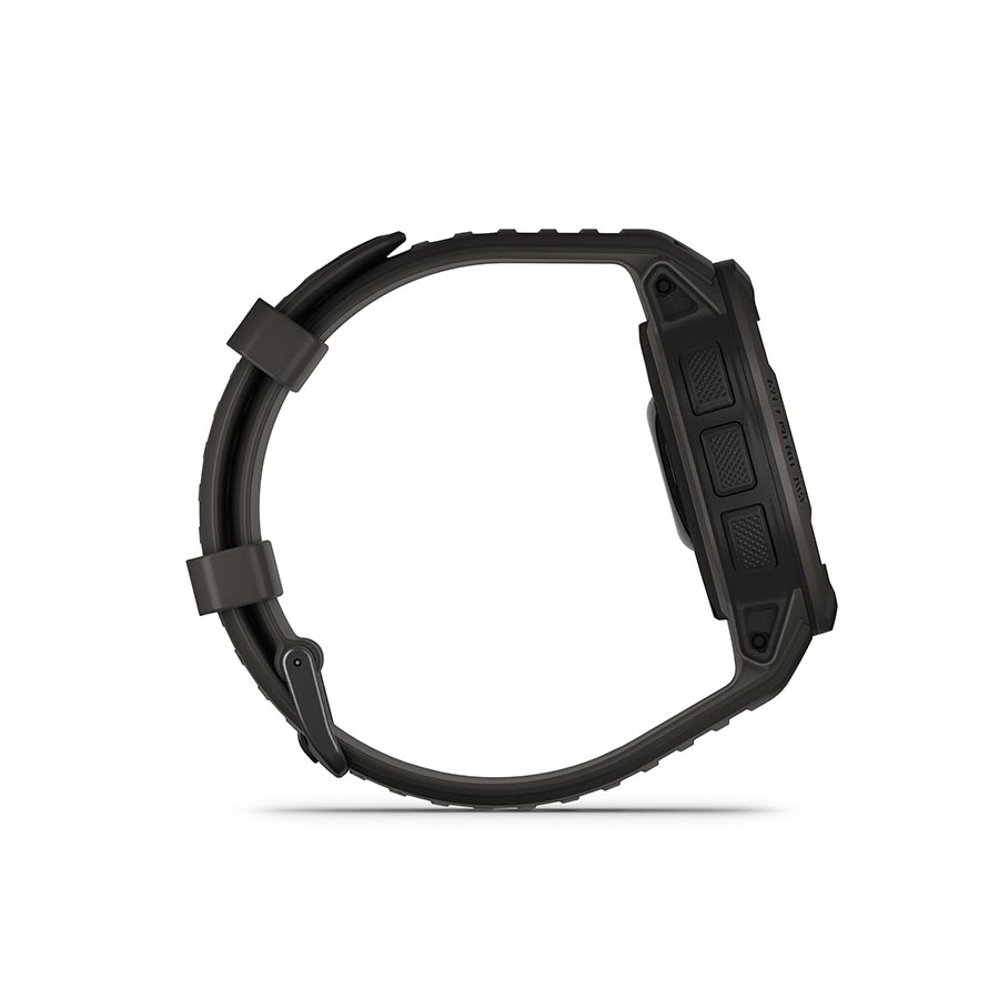 Garmin, Instinct 2 Solar, Watch, Watch Color: Graphite, Wristband: Graphite - Silicone