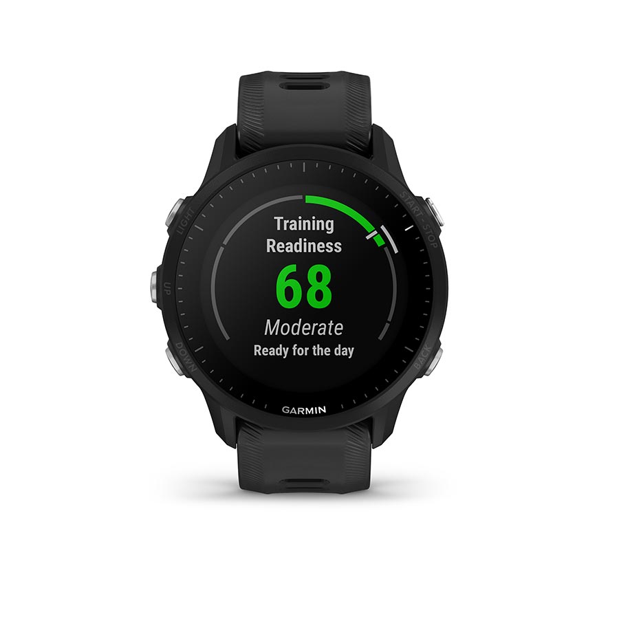 Garmin, Forerunner 955, Watch, Watch Color: Black, Wristband: Black - Silicone