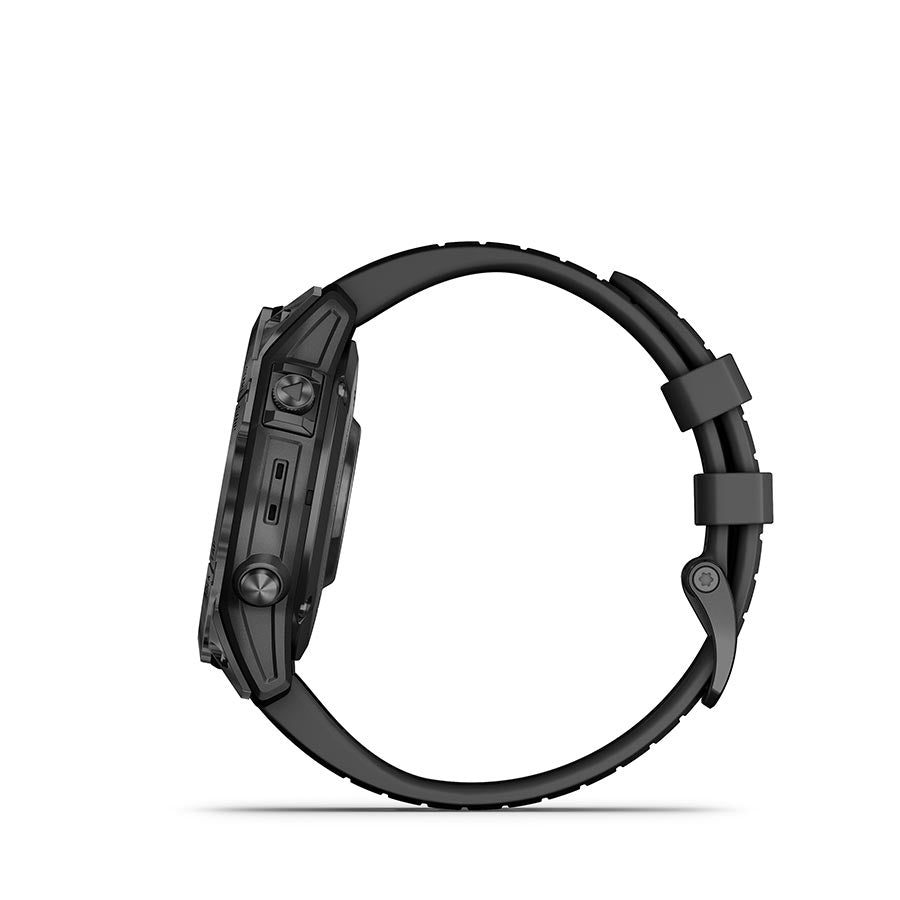 Garmin, Epix Pro Std. Edition 47mm, Watch, Watch Color: Slate Grey, Wristband: Black - Silicone