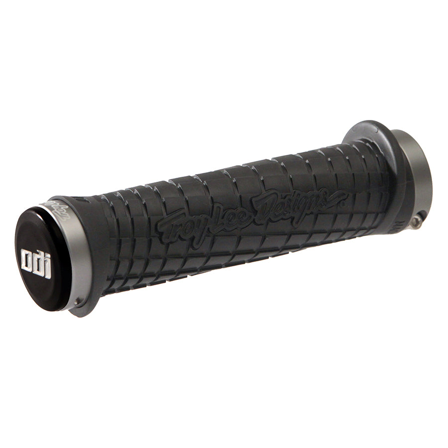 ODI, Troy Lee Design, Grips, 130mm, Black/Gray, Set