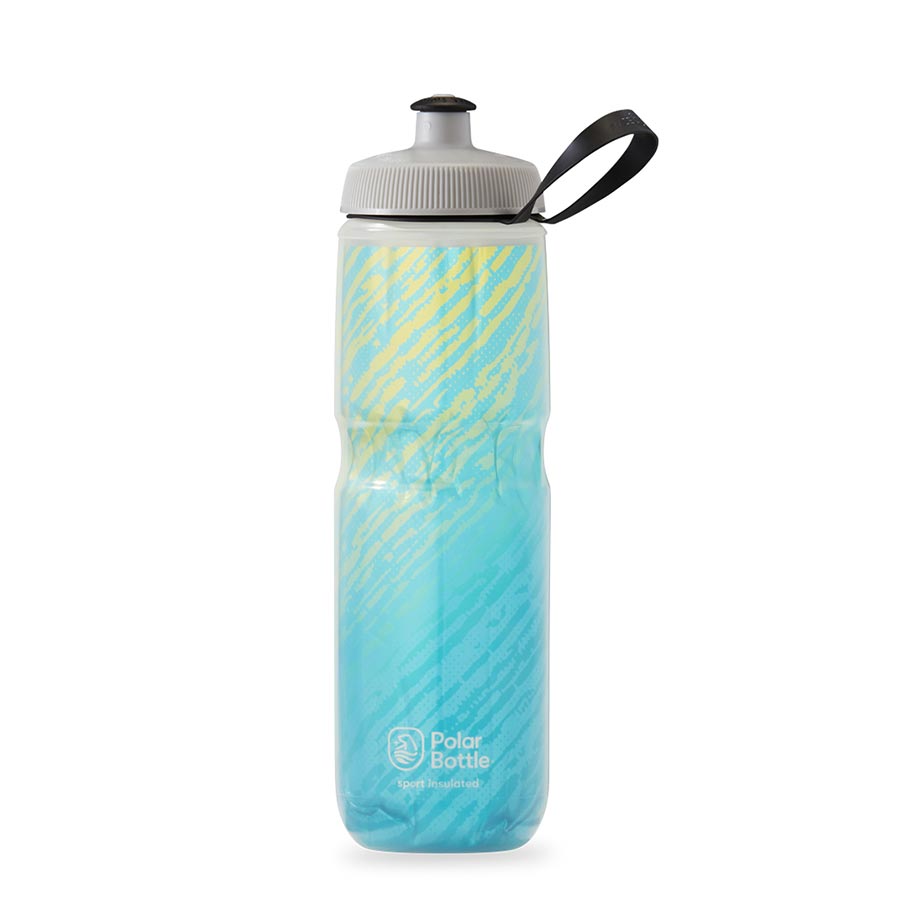 Polar Bottle, Sport Insulated 24oz, Water Bottle, 710ml / 24oz, Olive Green/Silver