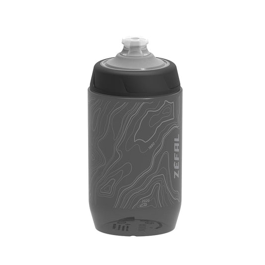 Zefal, Sense Pro 50, Water Bottle, 500ml / 17oz, Smoked Black Gray