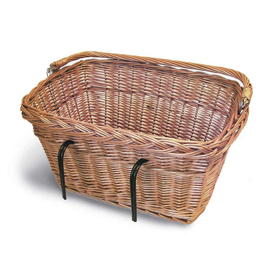 Basil, Davos, Front/Rear Basket, Varnished Natural