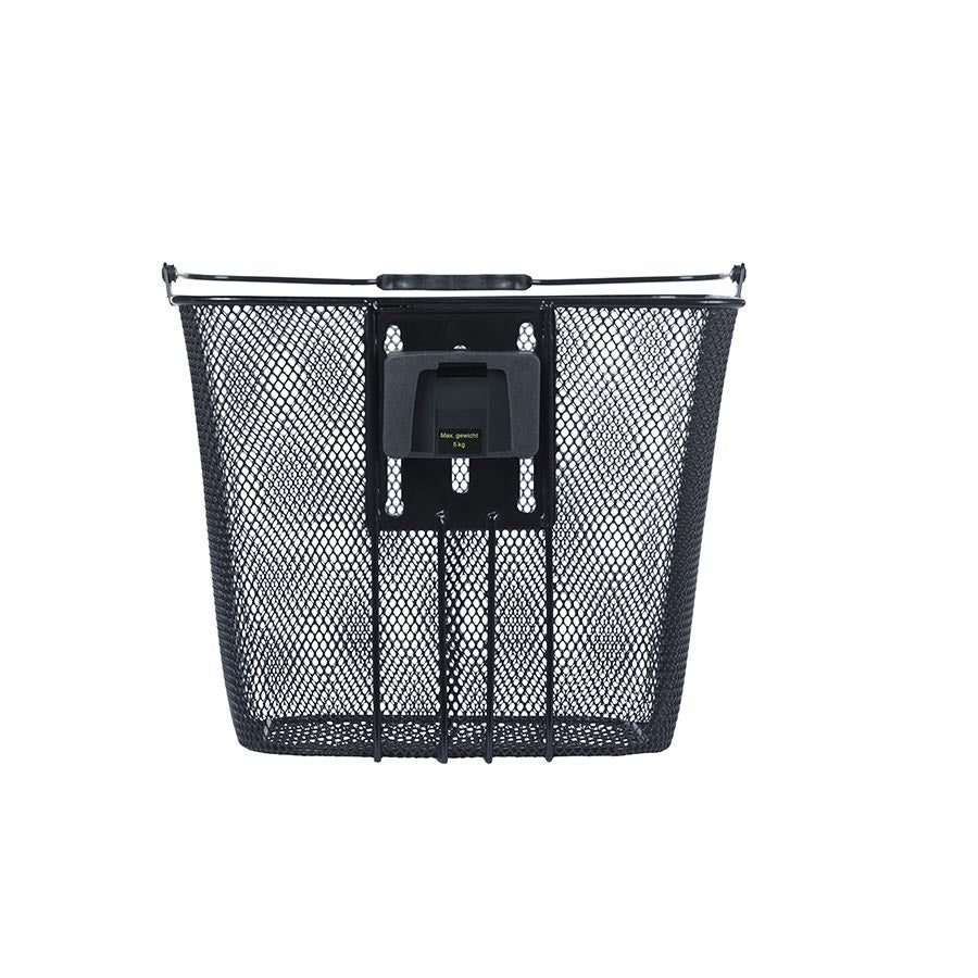 Basil, Bilbao KF/BasEasy, Basket, Front, Black