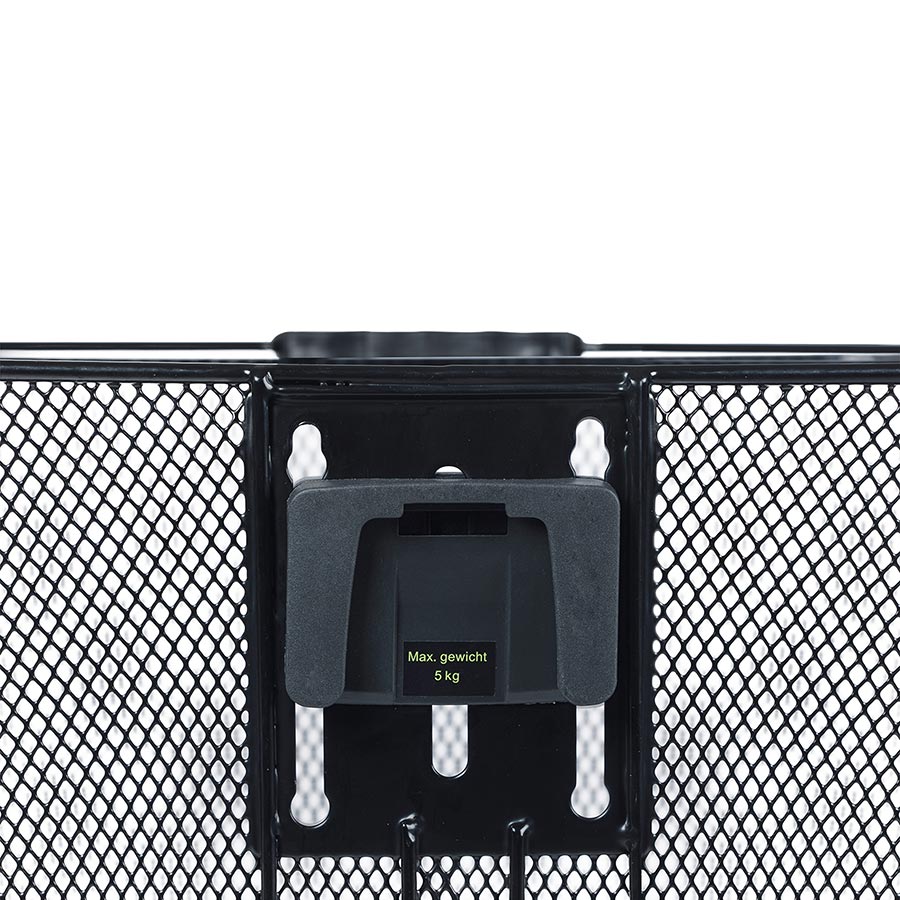 Basil, Bilbao KF/BasEasy, Basket, Front, Black