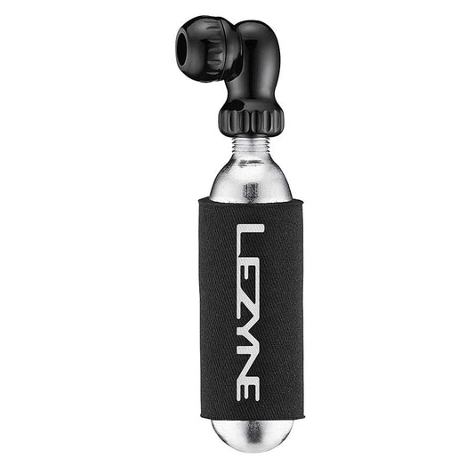 Lezyne, CO2 Twin Speed Drive, CO2 Inflator, Threaded, Presta, Schrader, Black, 1x16g