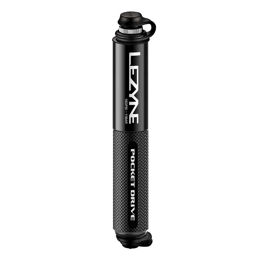 Lezyne, Pocket Drive, Pump, 160psi, Black