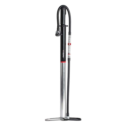 Zefal, Profil Travel, Floor Pump, Z-twin, 145psi, Silver