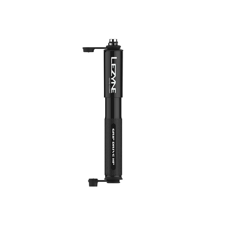 Lezyne, Grip Drive HP, Pump, ABS Flip Chuck, 120PSI, Black, 185mm