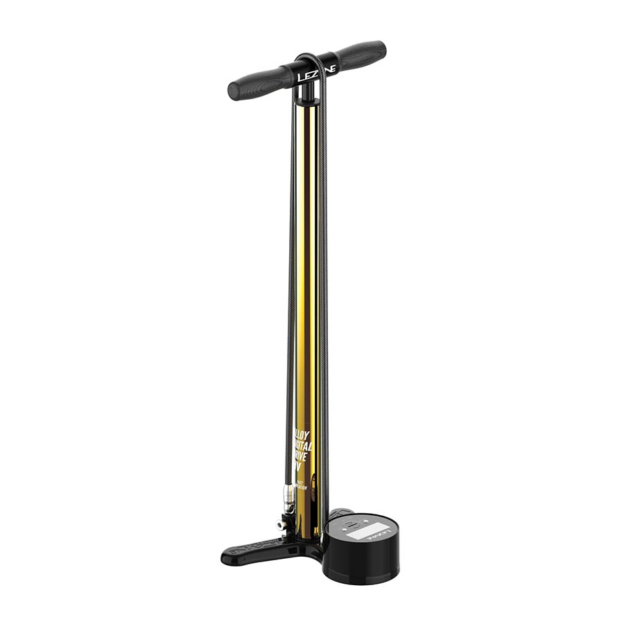 Lezyne, 18K Digital HV, Floor Pump, ABS-1 Pro Chuck, Gold