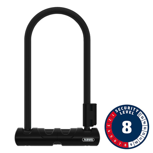 Abus, Ultra 410K Mini, U-Lock, Key, 150x180mm, 5.9''x7'', Thickness in mm: 12mm, Black