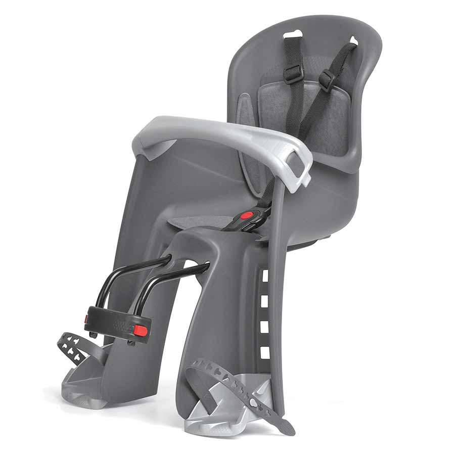 Polisport, Bilby JR, Front baby seat, Front bracket, Grey/Silver