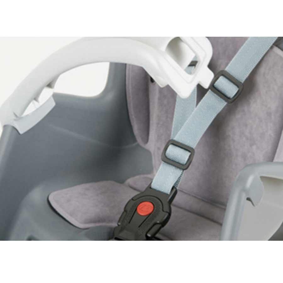 Polisport, Bilby JR, Front baby seat, Front bracket, Grey/Silver