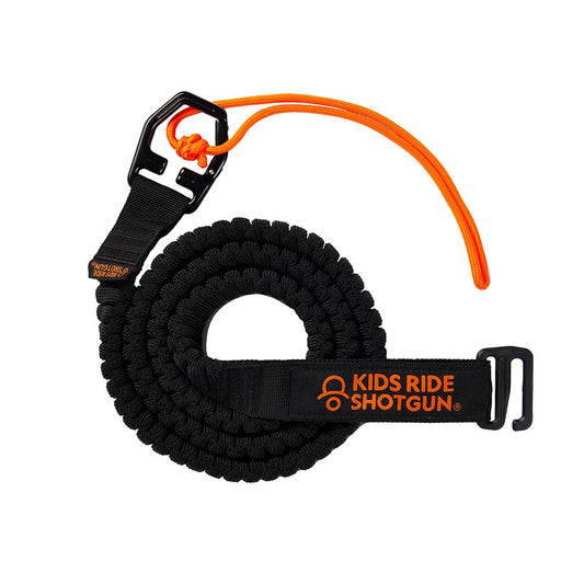 Kids Ride Shotgun, Quick Fit MTB Tow Rope, Black