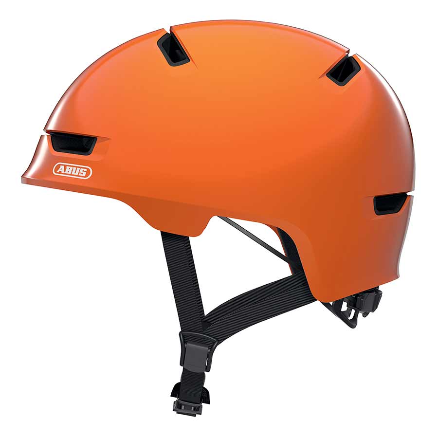 Abus, Scraper Kid 3.0, Helmet, Shiny Orange, M, 54 - 58cm