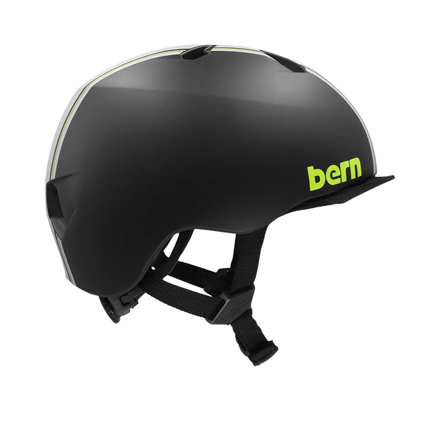 Bern, Nino DVRT, Helmet, SM, 51.5 - 54.5cm, Matte Black Racing Stripe