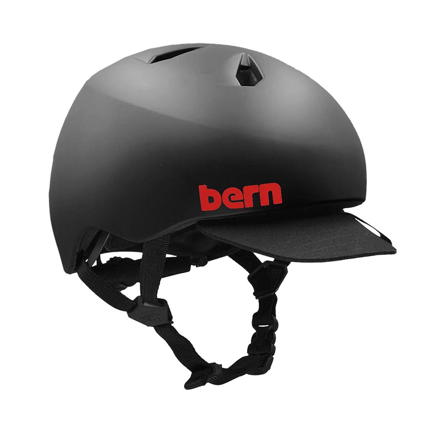 Bern, Nino DVRT, Helmet, SM, 51.5 - 54.5cm, Matte Black Racing Stripe