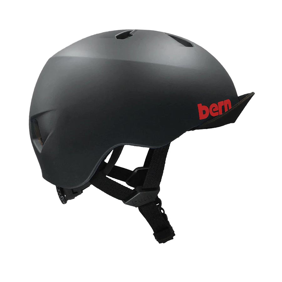 Bern, Nino DVRT, Helmet, SM, 51.5 - 54.5cm, Matte Black Racing Stripe