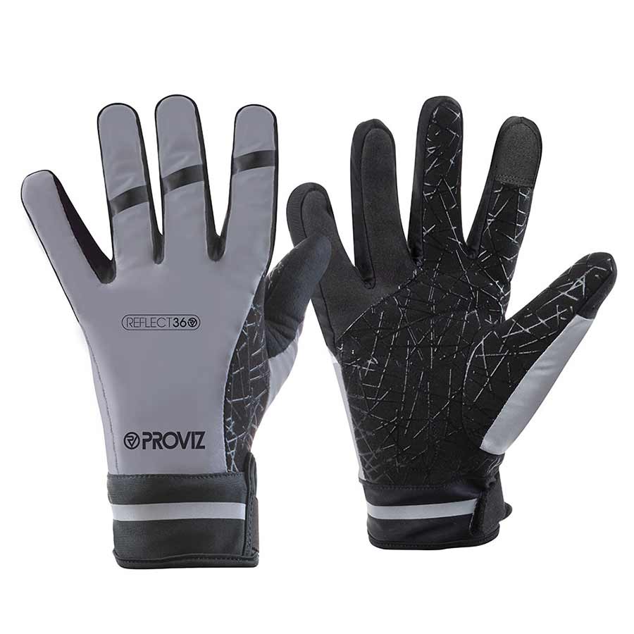 Proviz, REFLECT360, Winter Gloves, Silver, L, Pair