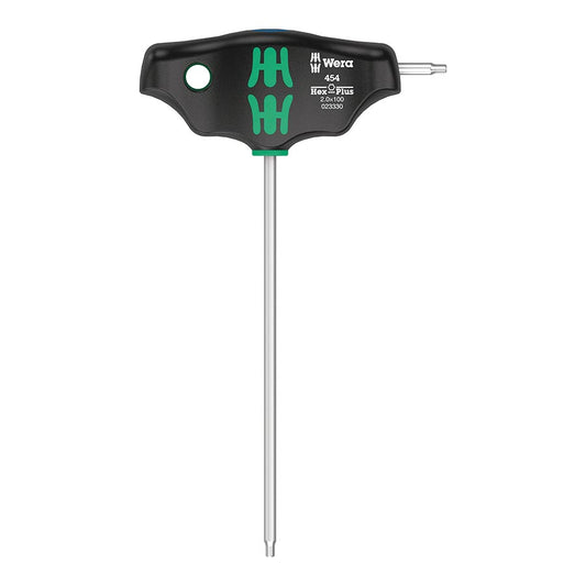 Wera, 454 T-handle Hex-Plus, Hex Wrench, Hex 2.0 x100mm, Metric