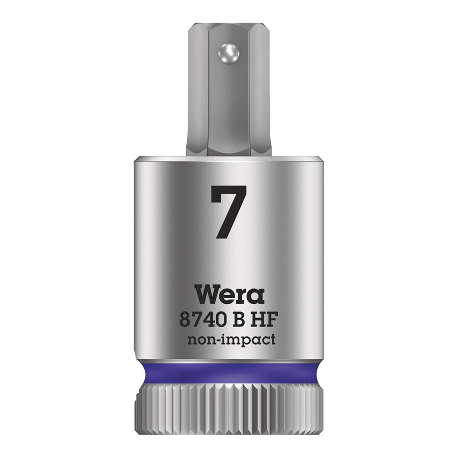 Wera, 8740B HF Zyklop, 3/8'' Drive, Hex 7.0 x 38.5mm with HF