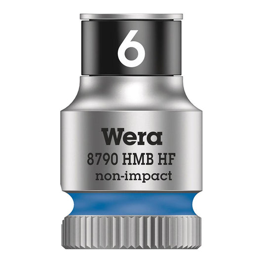 Wera, 8790 HMB HF Zyklop, 3/8'' Drive, 6.0mm Socket with HF