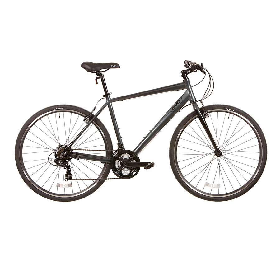 EVO, Grand Rapid 3, Commuter Bicycle, 700C, Twilight Grey, 22''