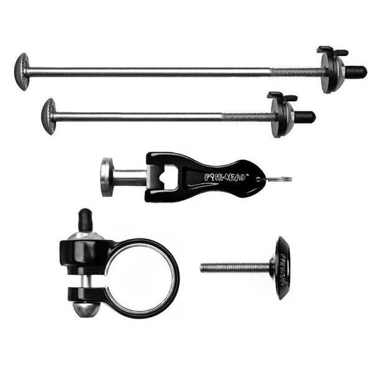 4 pc Wheel Stem & Seatpost Lock kit