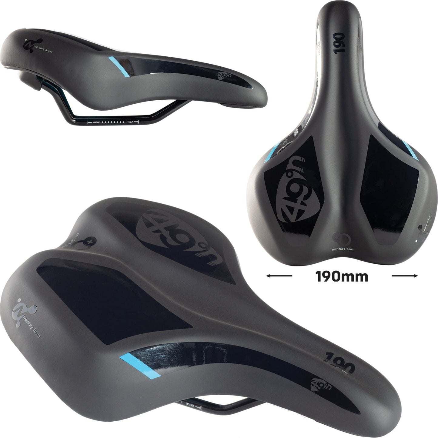 49N  FORMFIT 190 - MEMORY FOAM SADDLE